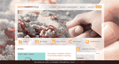 Desktop Screenshot of blog.setzwein.com